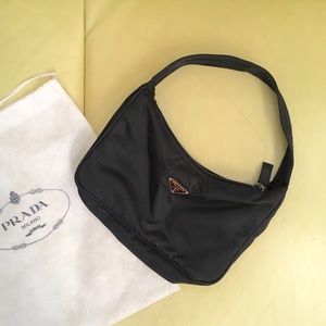 Prada nylon small shoulder bag